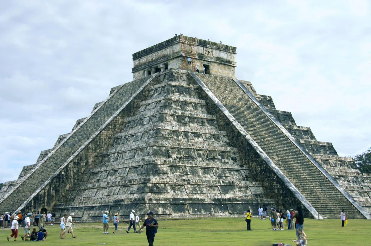 El Castillo, the main pyramid of Chichén Itzá, in Mexico's Yucatán Peninsula, is among the new seven wonders of the world and a popular attraction for tourists. (Pierrette Guertin/Dreamstime/TNS)