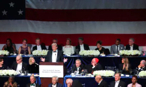 Trump Delivers Remarks at Al Smith Dinner in New York, Harris Speaks in Prerecorded Video