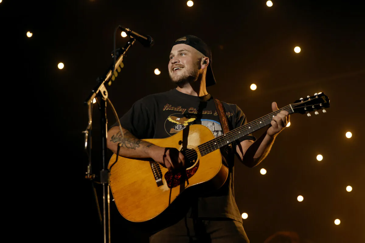Zach Bryan performs at the Pilgrimage Music and Cultural Festival in Franklin, Tenn., on Sept. 24, 2023. (Jason Kempin/Getty Images)