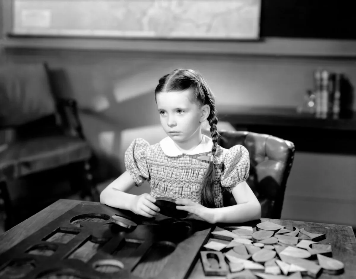 Alpha (Margaret O’Brien), in “Lost Angel.” (MovieStillsDB)