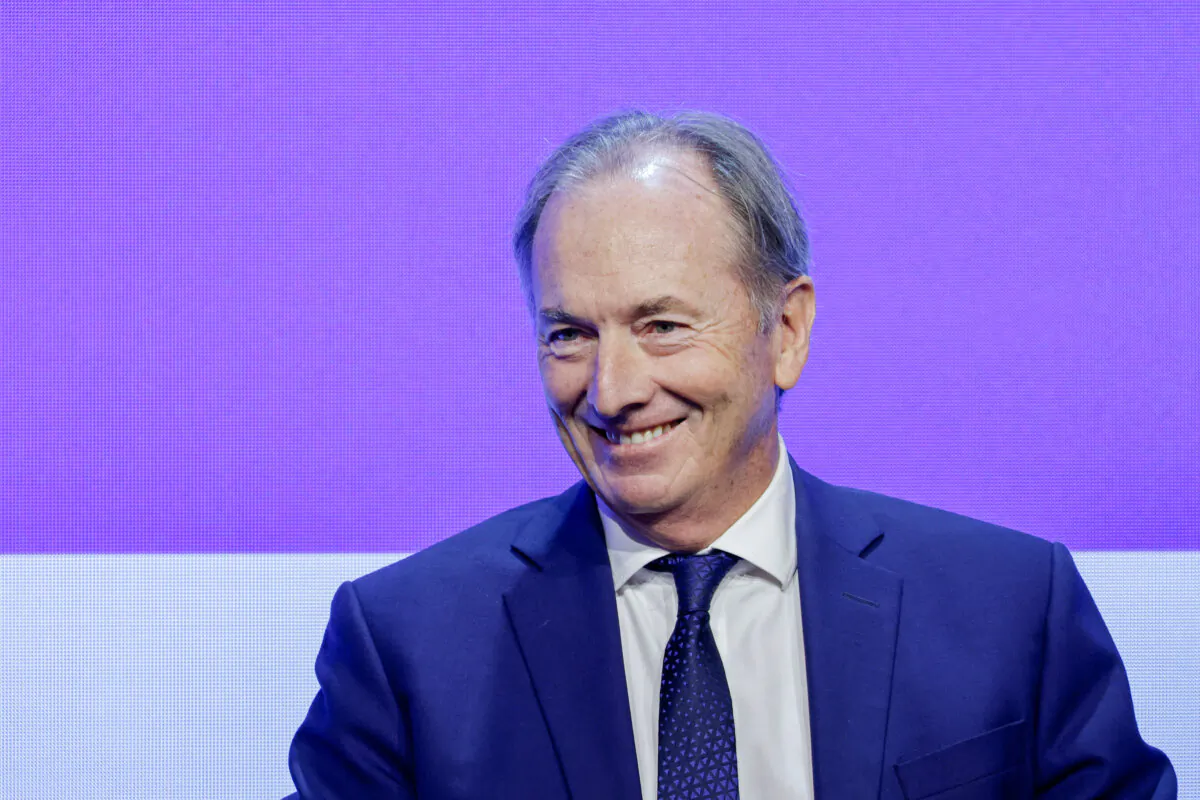James Gorman, chairman and CEO of Morgan Stanley, at an event in Hong Kong on Nov. 7, 2023. (Tyrone Siu/Reuters)