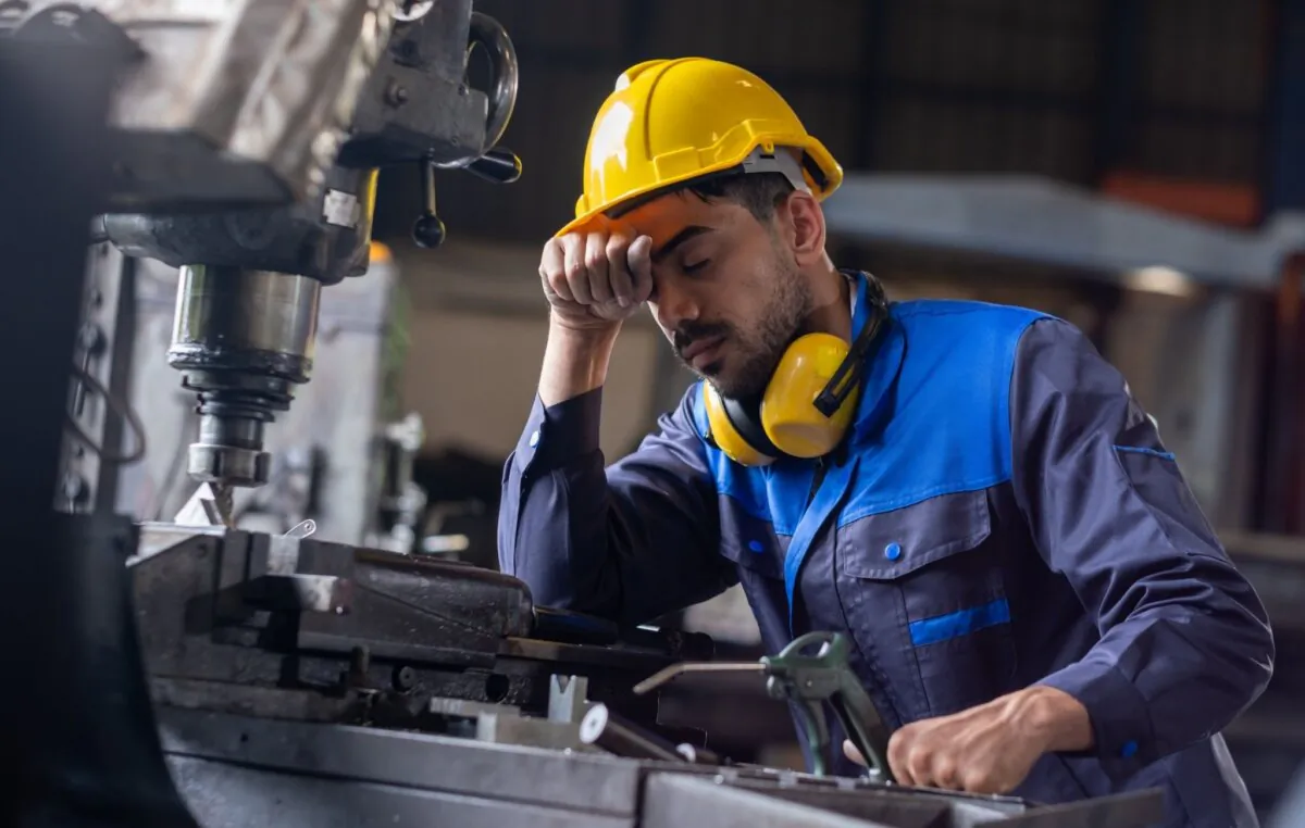 Frustrated factory workers can be enticed to invest in their own enrichment if constraints on human capital are relieved. (UNIKYLUCKK/Shutterstock)