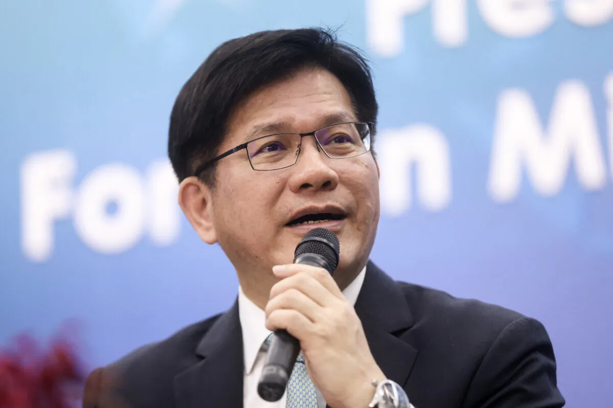 Taiwan's Foreign Minister Lin Chia-lung answers questions from media during an international press briefing in Taipei on July 19, 2024. (I-hwa Cheng/AFP via Getty Images)