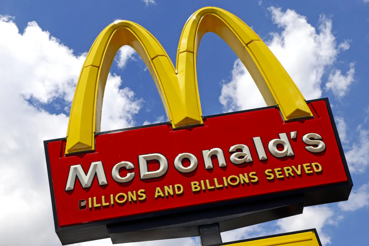 A sign outside a McDonald's restaurant in Pittsburgh on June 25, 2019. (Gene J. Puskar/AP Photo)