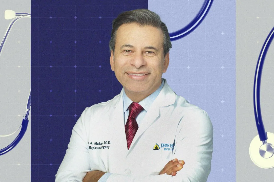 Dr. Marty Makary, author, surgeon and professor at Johns Hopkins University. (Illustration by The Epoch Times, Photo courtesy of Keith Weller, Shutterstock)