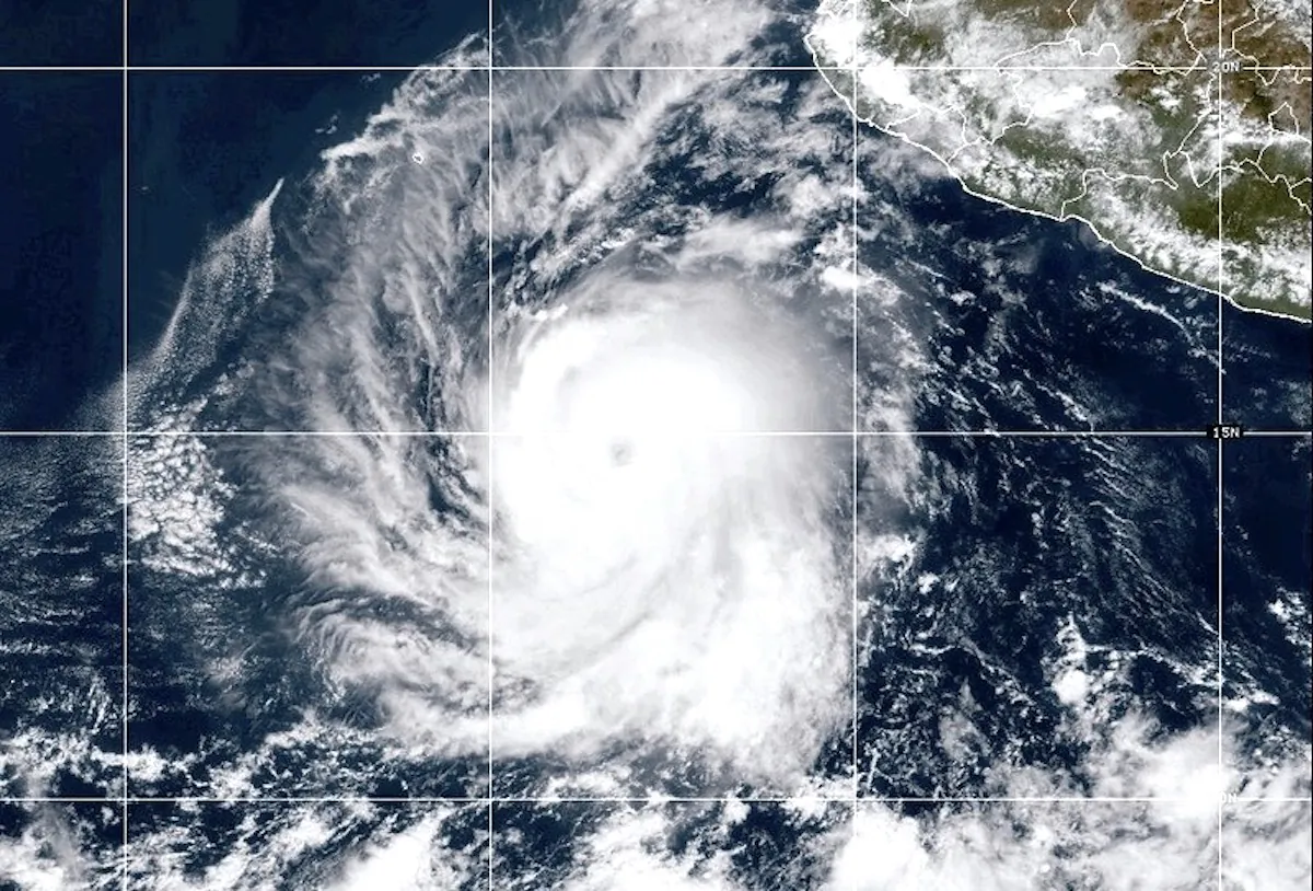 Hurricane Kristy on Oct. 22, 2024. (NOAA via AP)