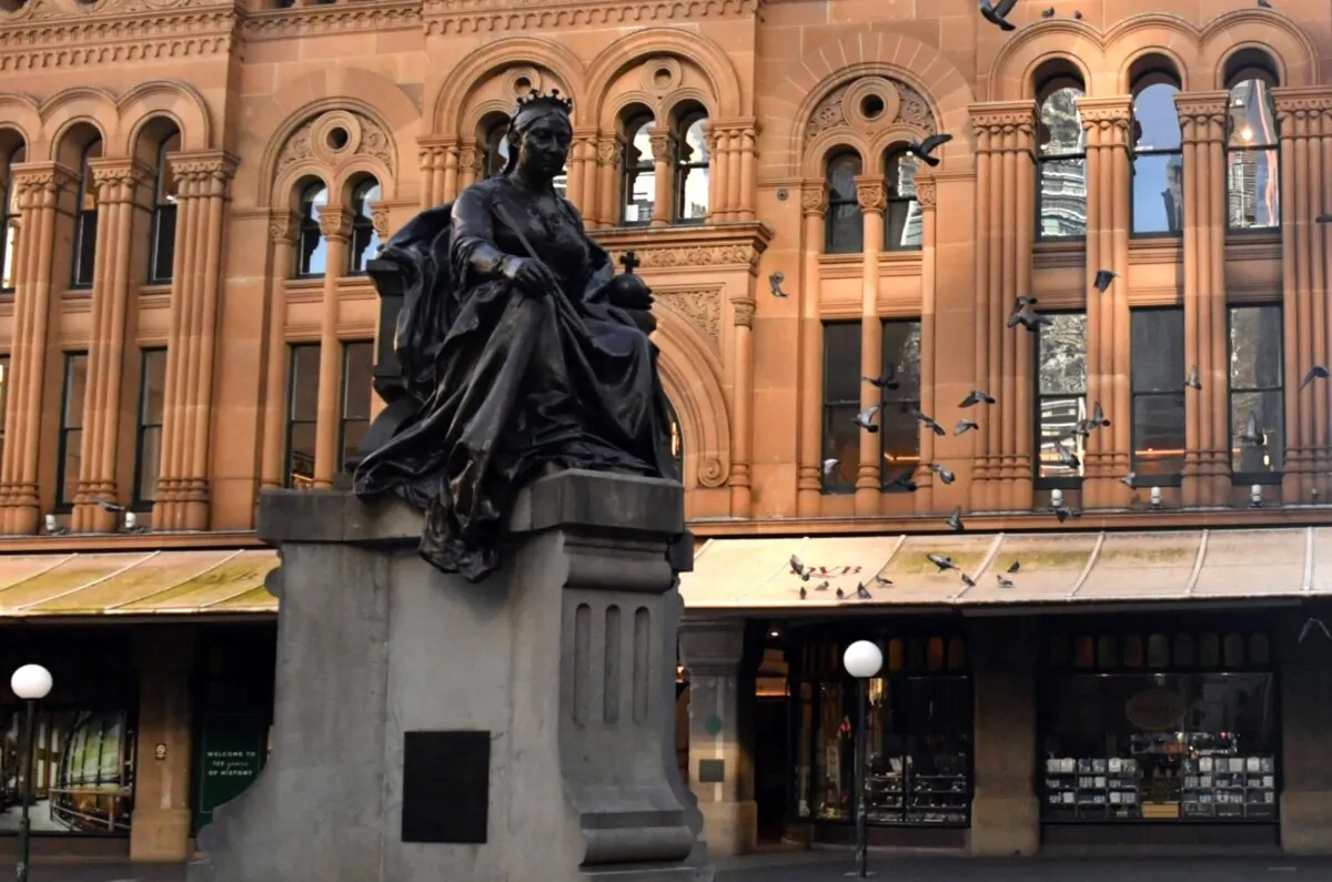 The Queen Victoria Building in the central business district in Sydney, Australia, on July 20, 2021. (AAP Image/Mick Tsikas)