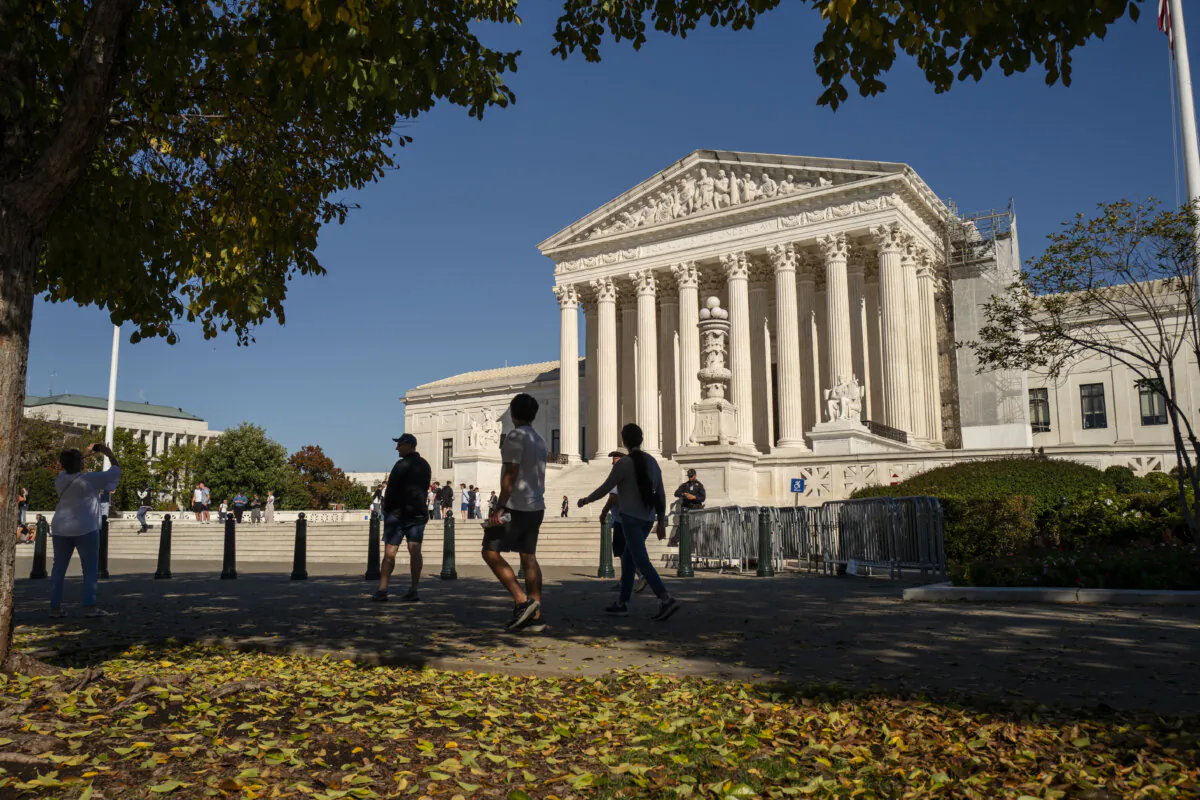 The Supreme Court in Washington on Oct. 23, 2024. (Madalina Vasiliu/The Epoch Times)