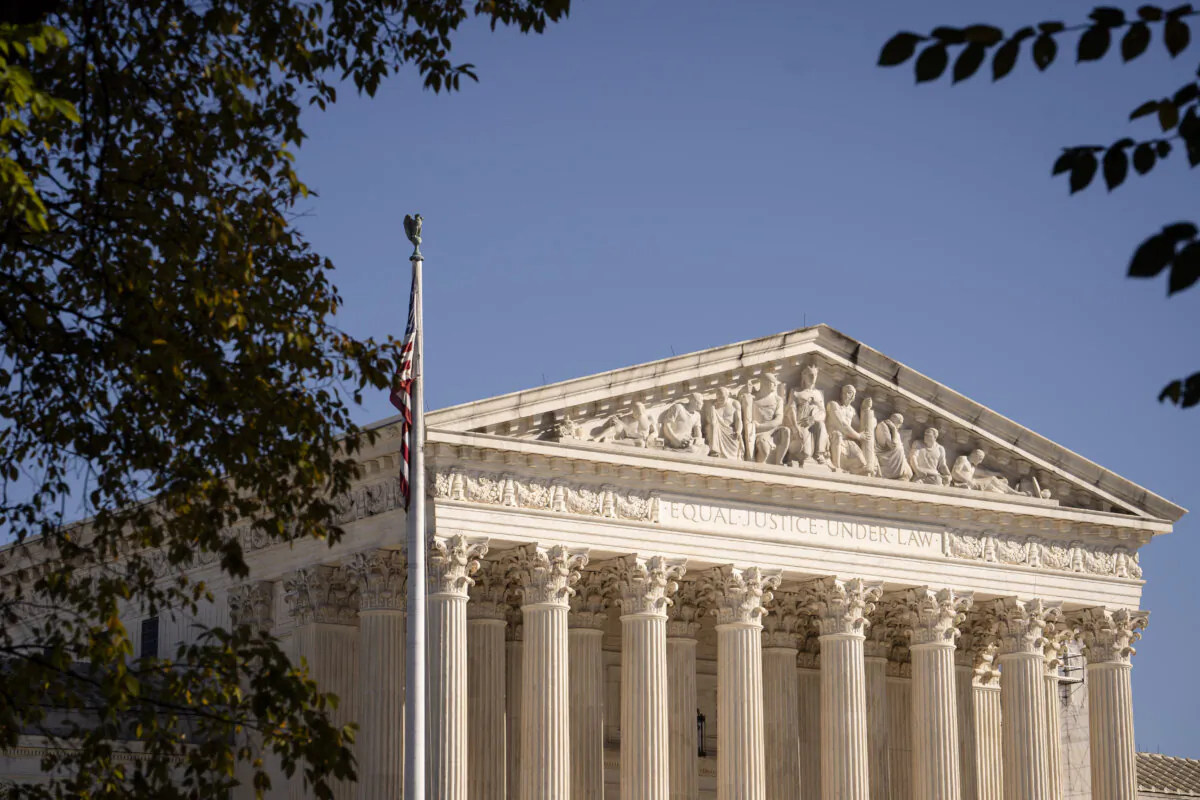 The U.S. Supreme Court in Washington on Oct. 23, 2024. (Madalina Vasiliu/The Epoch Times)