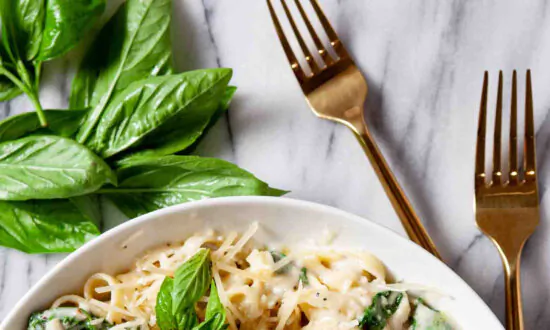 Healthier Chicken Alfredo