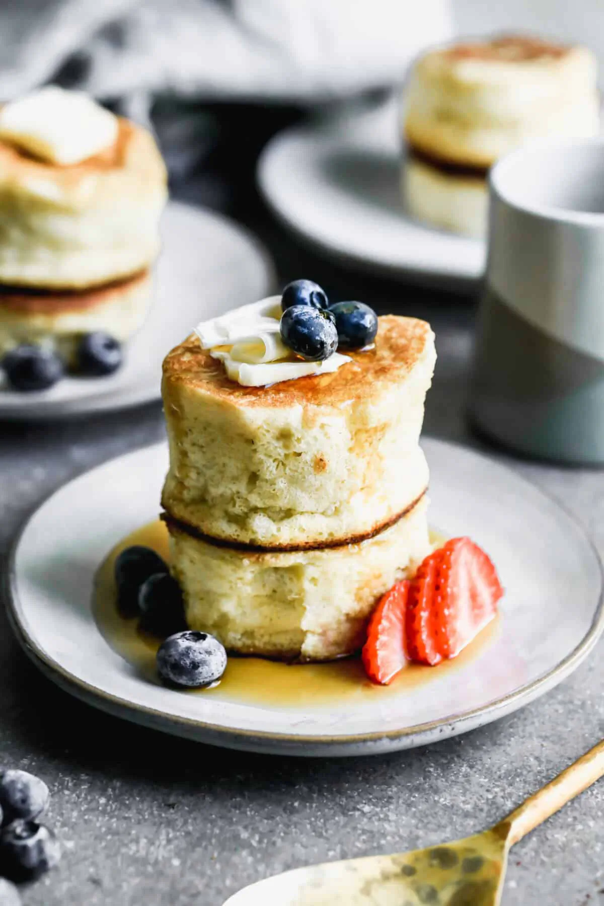 Japanese pancakes are known to be fluffy like a cloud. (Lauren Allen)