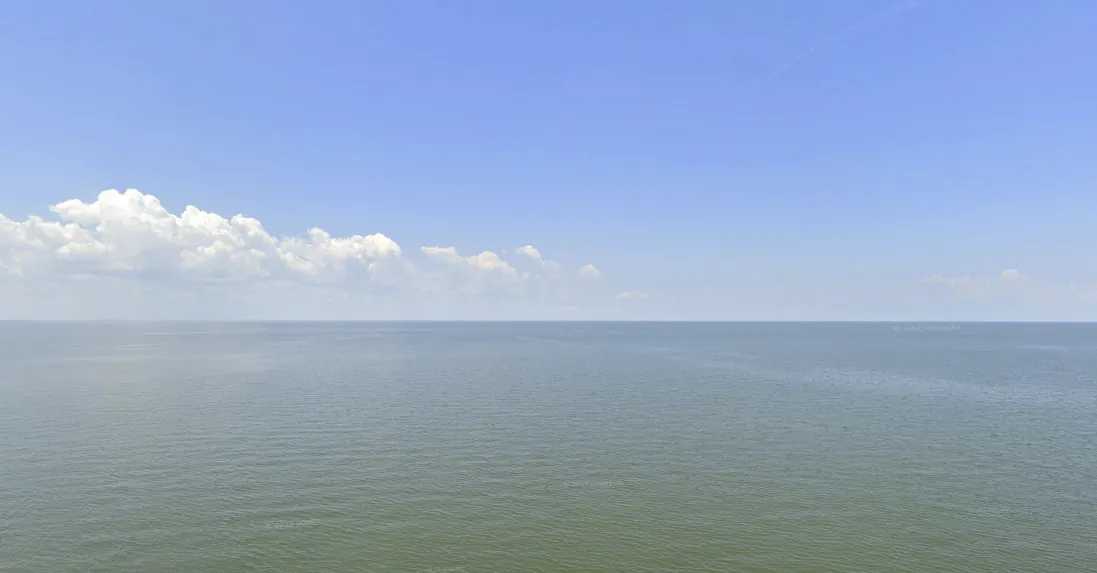 Lake Pontchartrain in New Orleans in May 2023. (Google Street View/Screenshot via NTD)