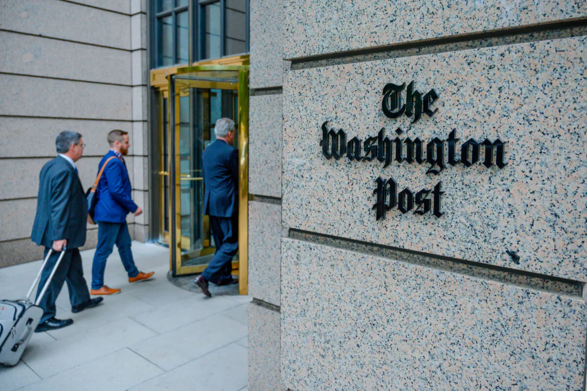 The Washington Post headquarters on K Street in Washington, D.C., in a file photo. (Eric Baradat/AFP/Getty Images)