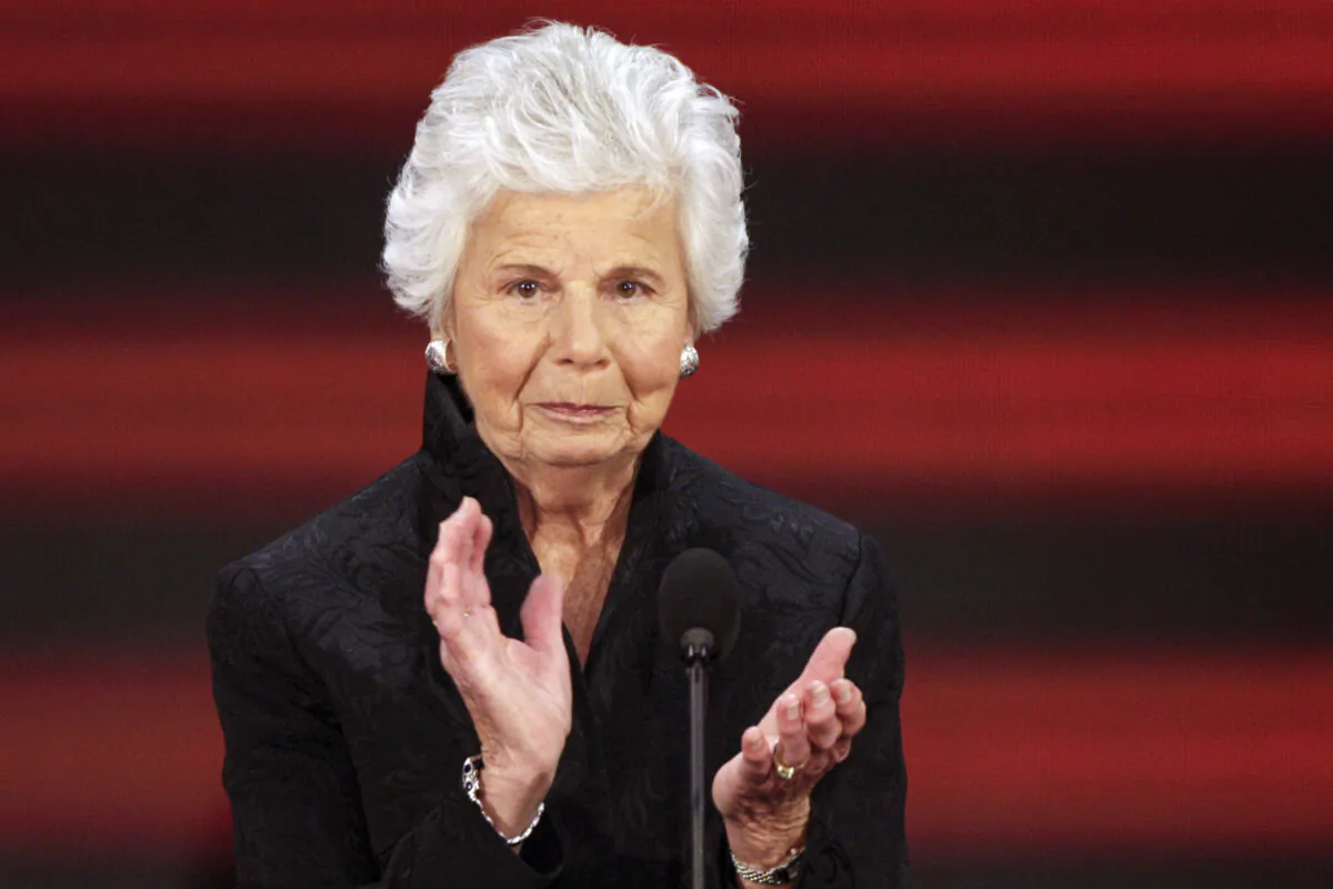 Jo Ann Davidson, co-chair of the Republican National Committee, speaks at the Republican National Convention in St. Paul, Minn., on Sept. 2, 2008. (Ron Edmonds/AP Photo)