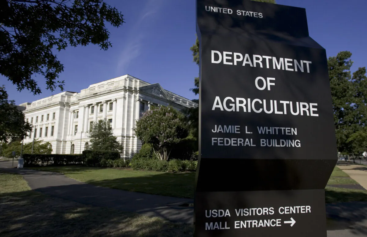 The U.S. Department of Agriculture building in Washington on July 21, 2007. (Saul Loeb/AFP via Getty Images)
