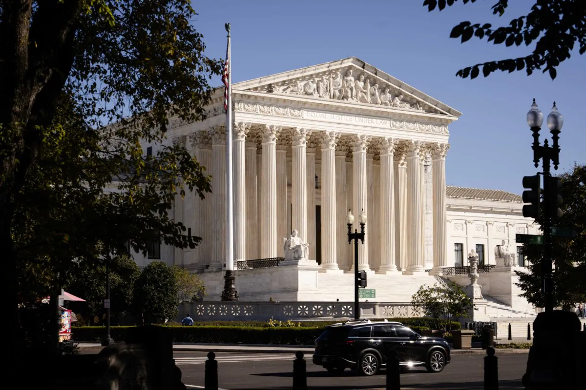 The U.S. Supreme Court in Washington on Oct. 23, 2024. (Madalina Vasiliu/The Epoch Times)
