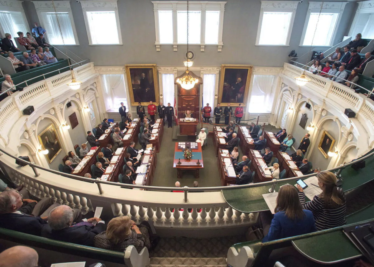 The Nova Scotia legislature in Halifax on Sept. 21, 2017. (The Canadian Press/Andrew Vaughan)