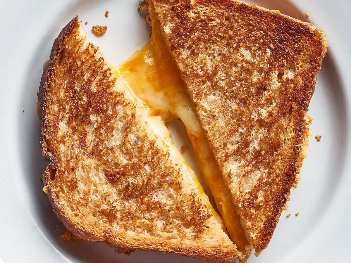 The air fryer is the answer for always crispy, always gooey grilled cheese sandwiches. (Joe Lingeman/TCA)