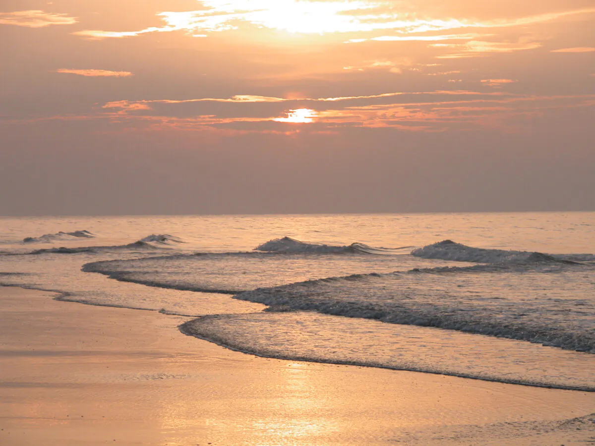 Sunrise at the shoreline in Myrtle Beach, South Carolina. (Jaime Driscoll/Dreamstime/TNS)
