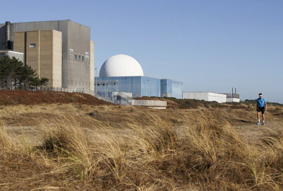 EDF Energy's Sizewell B nuclear power station, in Sizewell, England, on Sept. 1, 2022. (Chris Radburn/AFP via Getty Images)