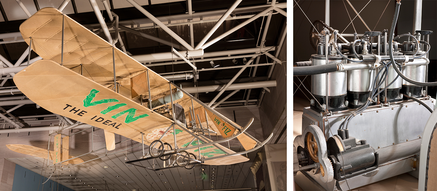 The Wright EX biplane (