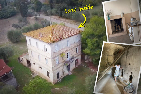 Couple Buy Run-Down Italian Villa Built in 1950s for $216,000—Tackle Home Reno to Retire by Beach