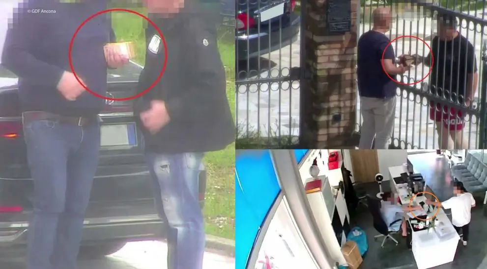 Images supplied by the European Public Prosecutor’s Office related to its operations in Italy targeting a criminal gang, alleged to have evaded the payment of 113 million euros in VAT, while using a Chinese underground banking network for money laundering purposes. (Courtesy of European Public Prosecutor’s Office)