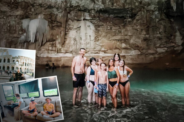 Tennessee Family Homeschools by Trekking to Ancient Cities, Amazing Places They Read About