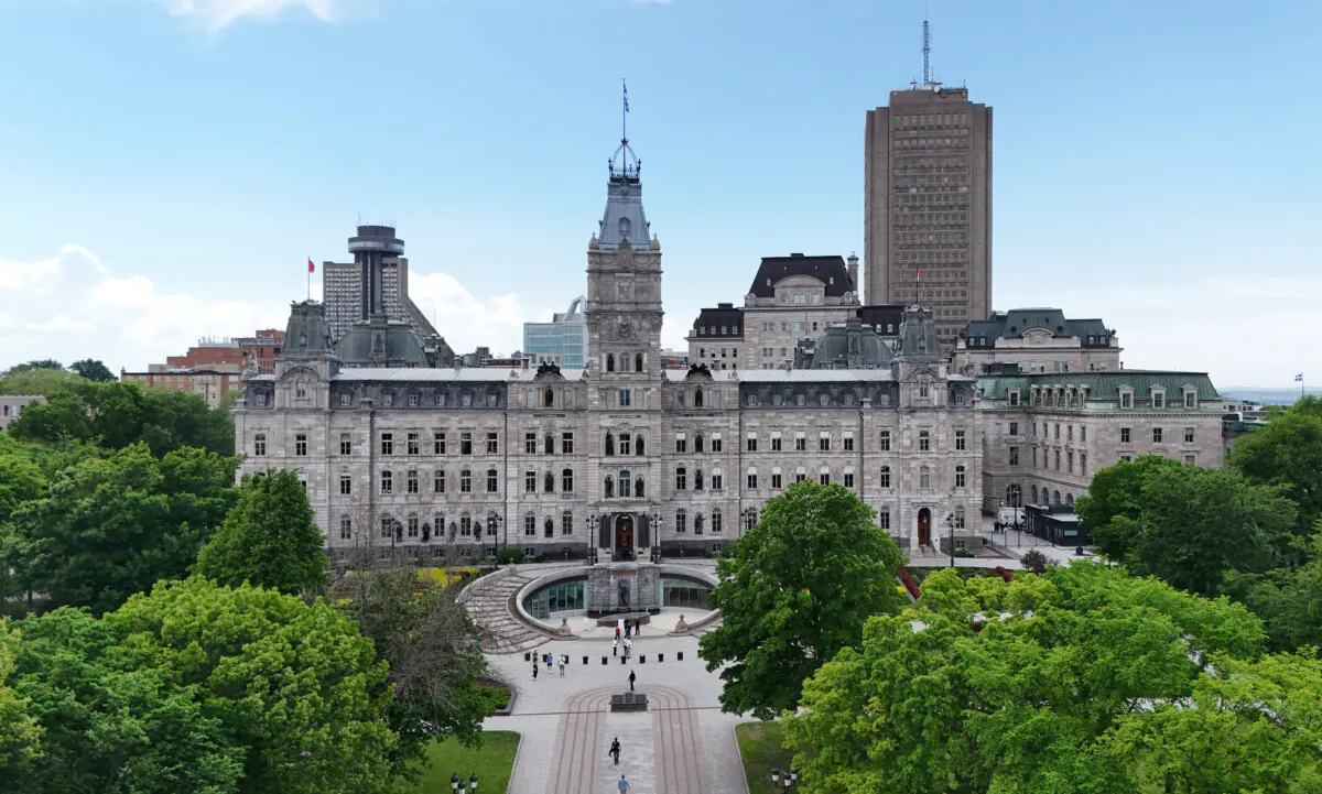The legislature building, known as the National Assembly, is seen in Quebec City, on June 5, 2024. (The Canadian Press/Jacques Boissinot)