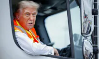 Trump Speaks to Press From Garbage Truck Amid Fallout From Biden ‘Garbage’ Comment