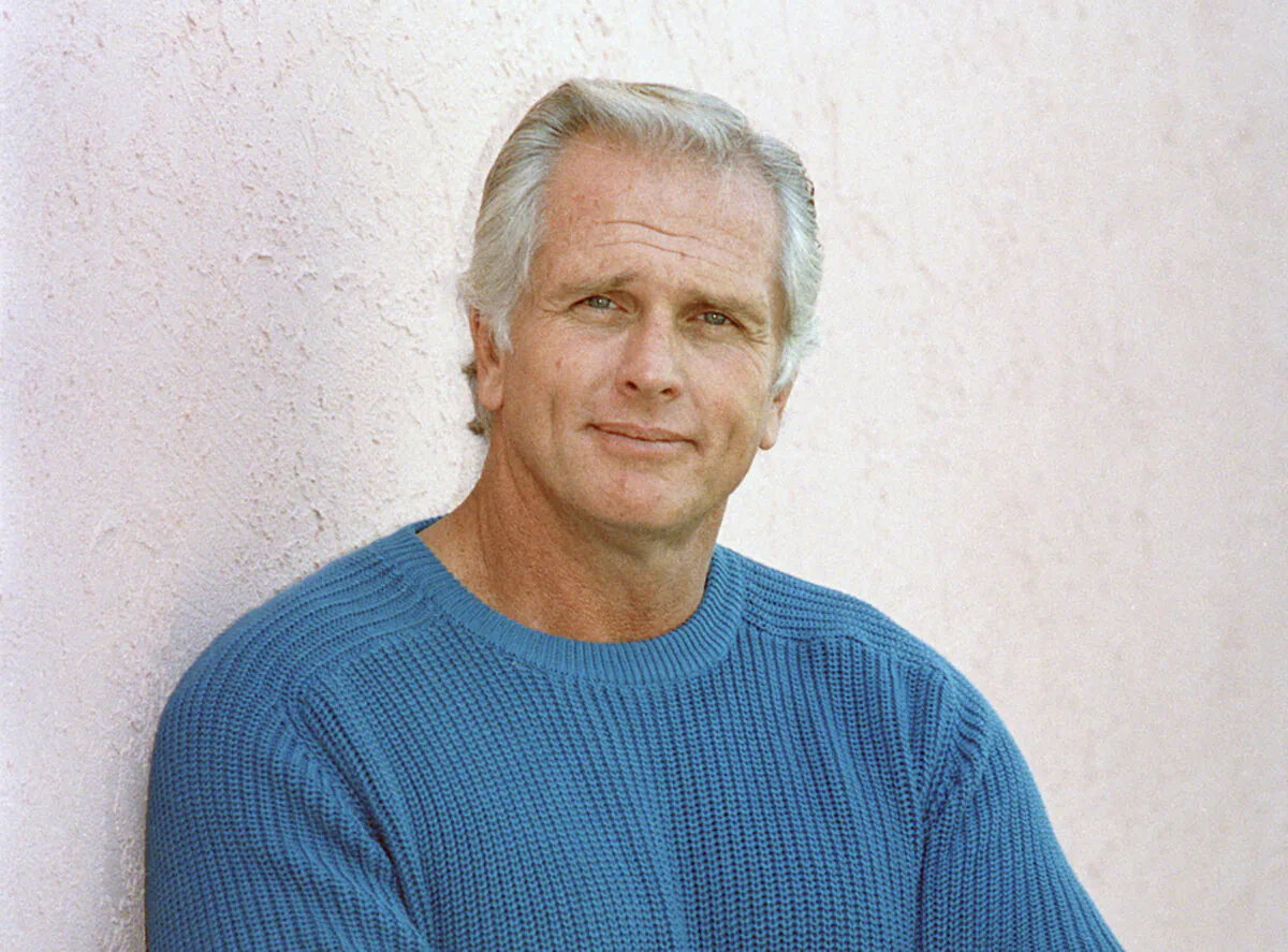 Former "Tarzan" actor Ron Ely during an interview in Los Angeles on Dec. 28, 1987. (Reed Saxon/AP Photo)