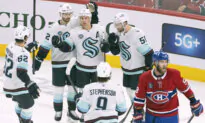 Brandon Montour Scores Hat Trick in Kraken’s 8-2 Rout of Canadiens
