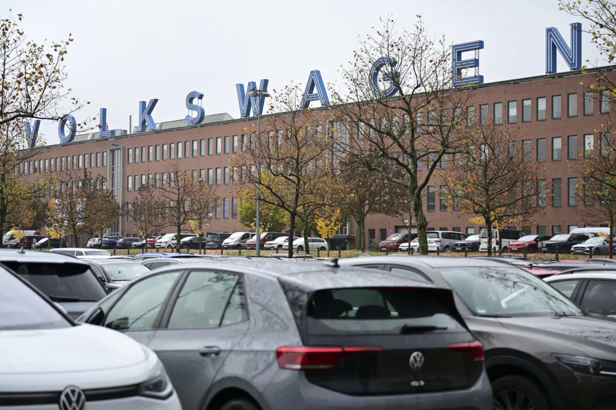 The Volkswagen plant in Kassel, Germany, on Oct. 29, 2024. (Uwe Zucchi/dpa via AP)