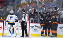 Bobby Brink Breaks Late Tie, Flyers Beat Blues 2–1 for 2nd Straight Victory
