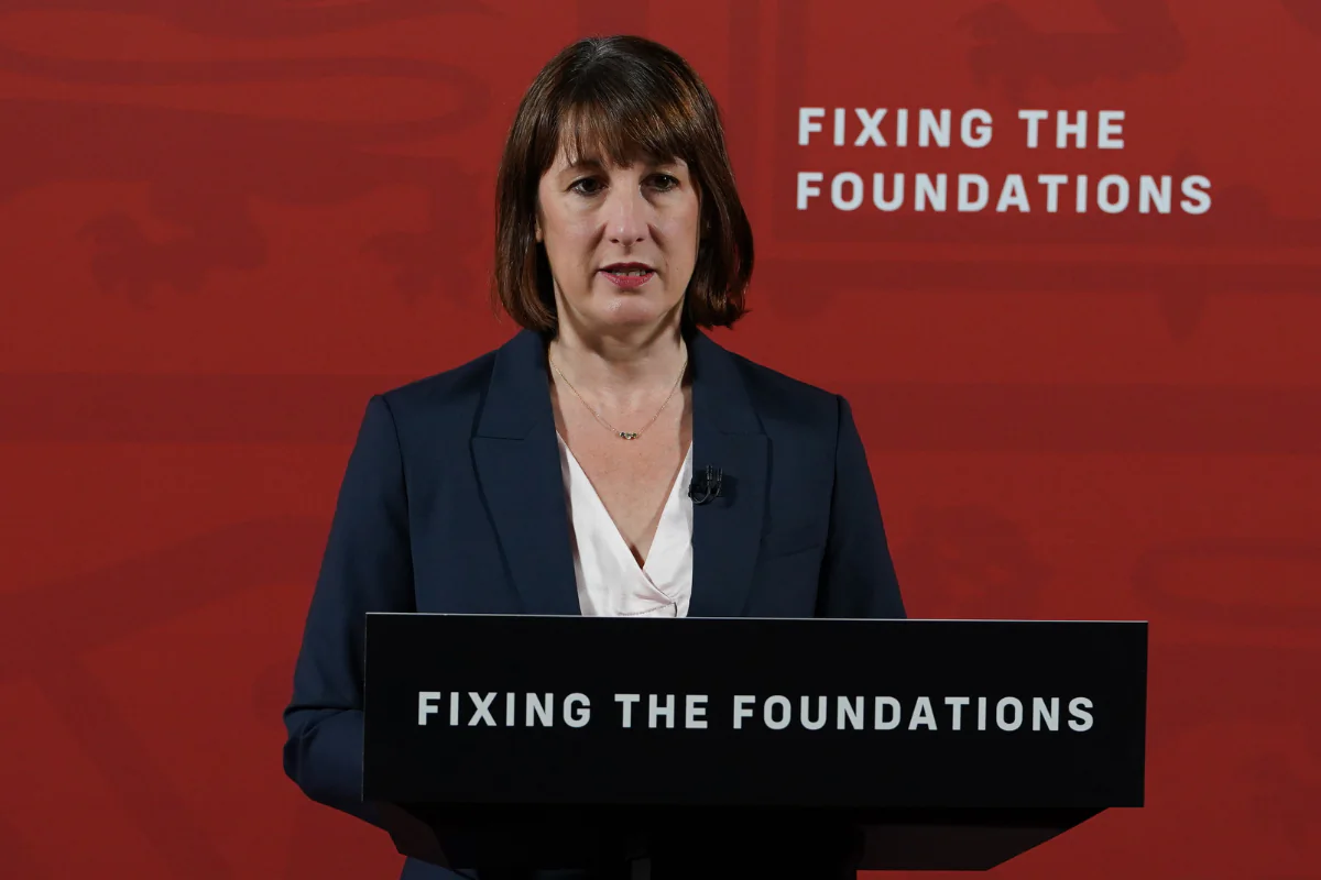 Chancellor of the Exchequer Rachel Reeves during a press conference following her statement to the House of Commons on the findings of the Treasury audit into the state of the public finances in London, on July 29, 2024. (Lucy North/PA Wire)
