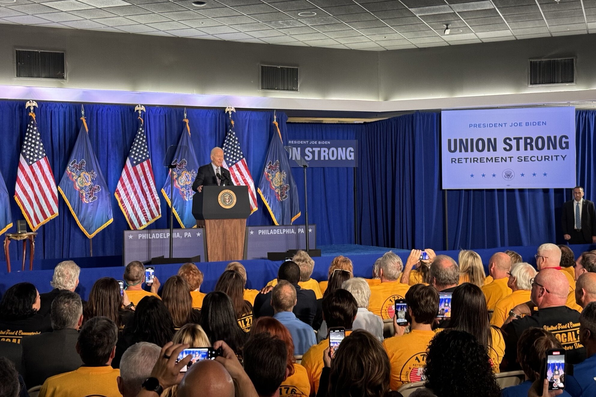 Biden Speaks to Unions in Battleground Pennsylvania Days Before Election