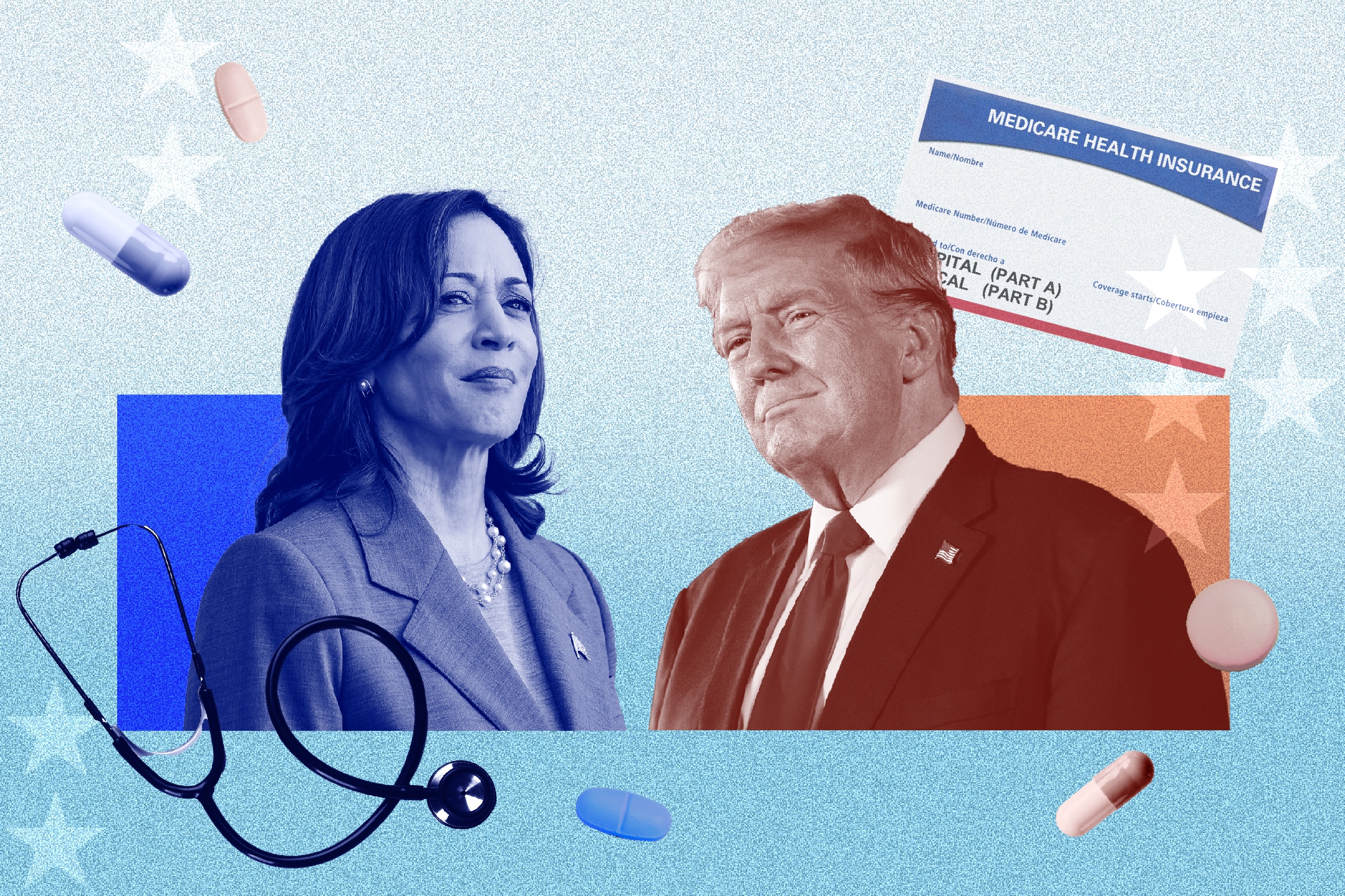 Medicare, Chronic Disease, and Drug Prices: Where Trump and Harris Stand on Health Policy