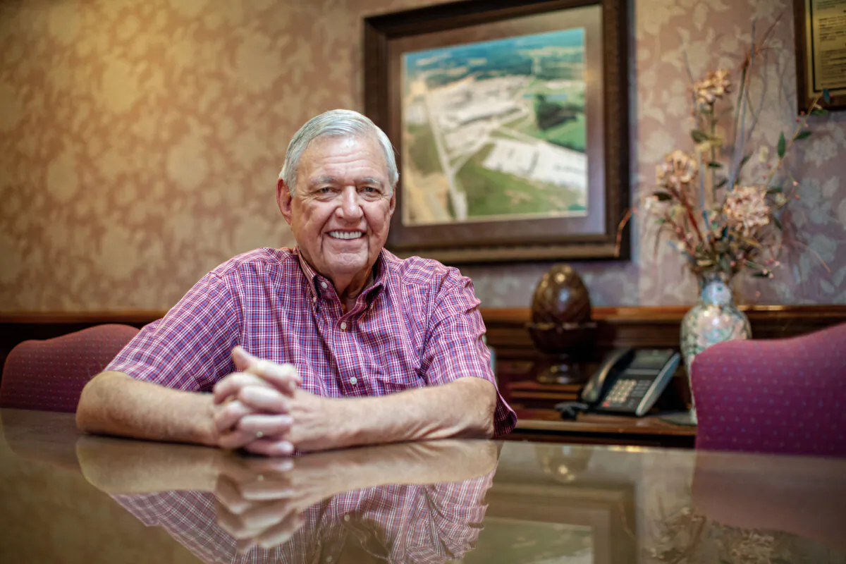 Paul Wellborn, owner of Wellborn Cabinet, in the company’s main conference room in Ashland, Ala., in 2024. (Courtesy of Wellborn Cabinet)
