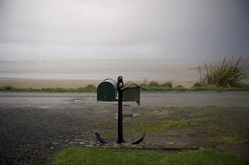 Mail boxes are pictured near Bluff on Sept. 15, 2011. (MARTIN BUREAU/AFP via Getty Images)