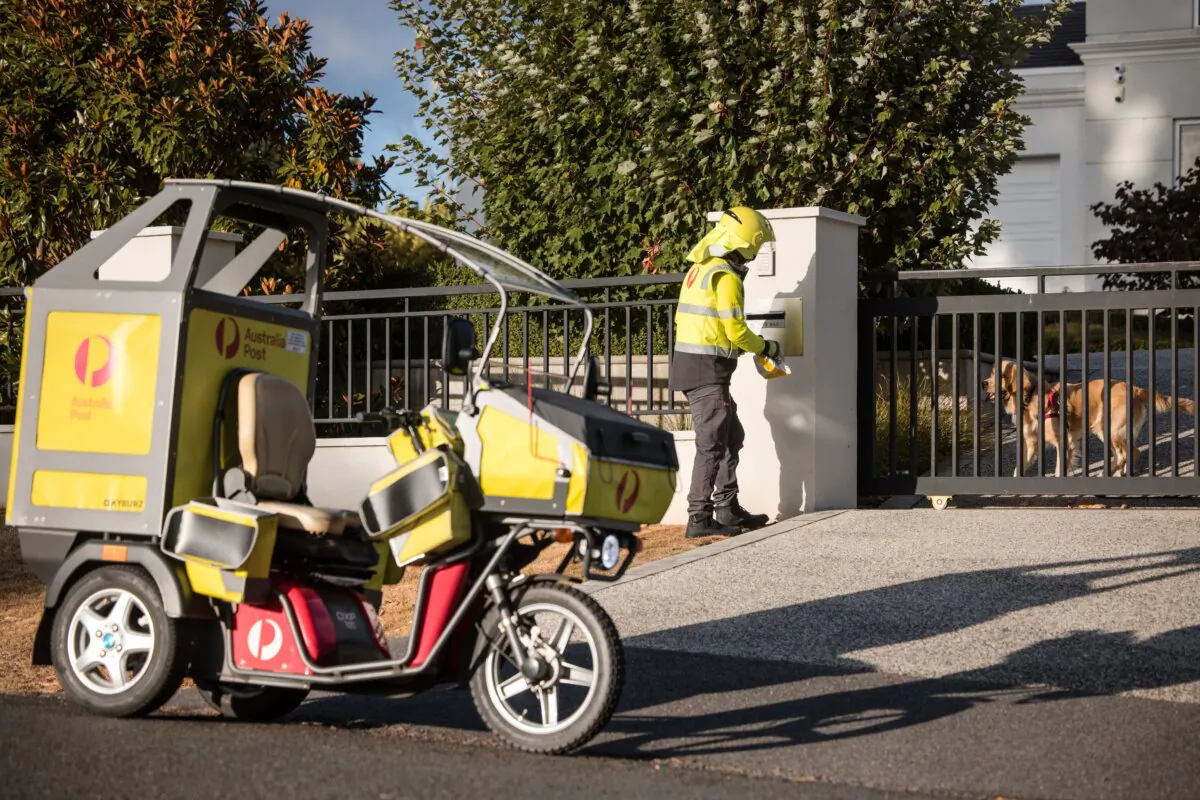There have been over 1,200 dog-related incidents on the job in the last six months. (Courtesy of Australia Post)