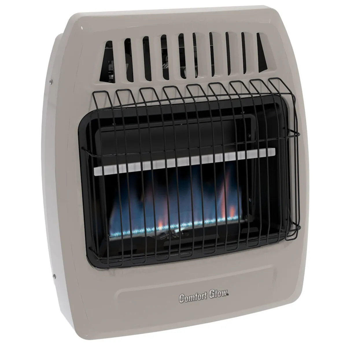 These heaters are ideal for a small room, where space is a premium, because they can be installed on the floor or mounted on the wall. (Blue Flame Heaters/TCA)