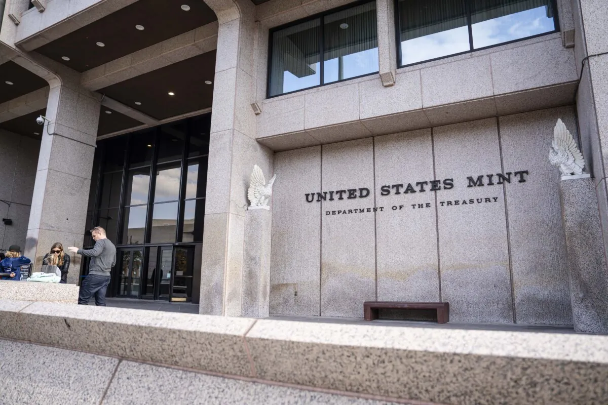 The U.S. Mint, in Philadelphia on Nov. 4, 2024. (Madalina Vasiliu/The Epoch Times)