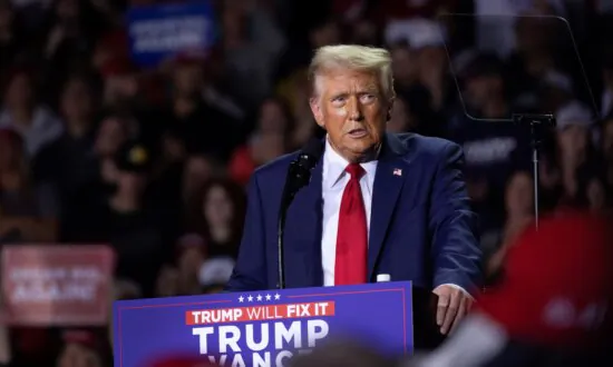 Trump Holds a Campaign Rally in Grand Rapids, Michigan