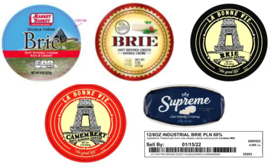 Savencia Cheese USA Recalls Select Soft Ripened Cheeses Over Listeria Concerns