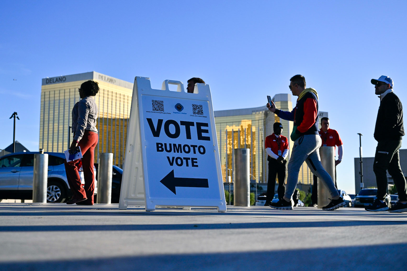 Americans Vote In The 2024 Presidential Election