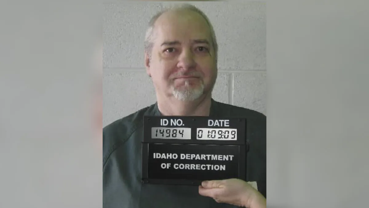 This image provided by the Idaho Department of Correction shows Thomas Eugene Creech, Jan. 9, 2009. (Idaho Department of Correction via AP)