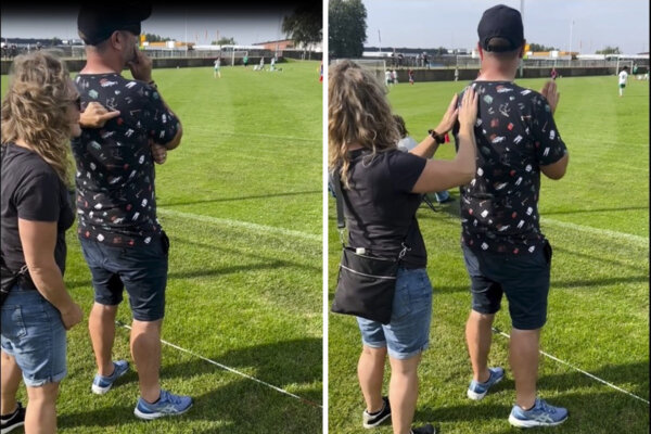 VIDEO: Dad With Rare Disorder Turns Deaf and Blind, Finds a Way to Not Miss Son's Soccer Matches