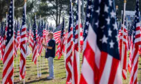 ‘Field of Valor’ Features 1,200 American Flags to Honor Veterans Day