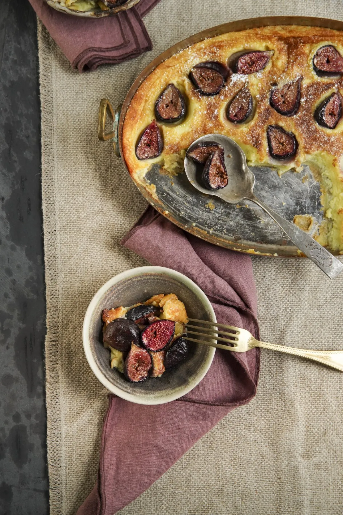 This Seriously Simple recipe reinterprets the classic clafoutis with fresh figs. (Rinne Allen/TCA)