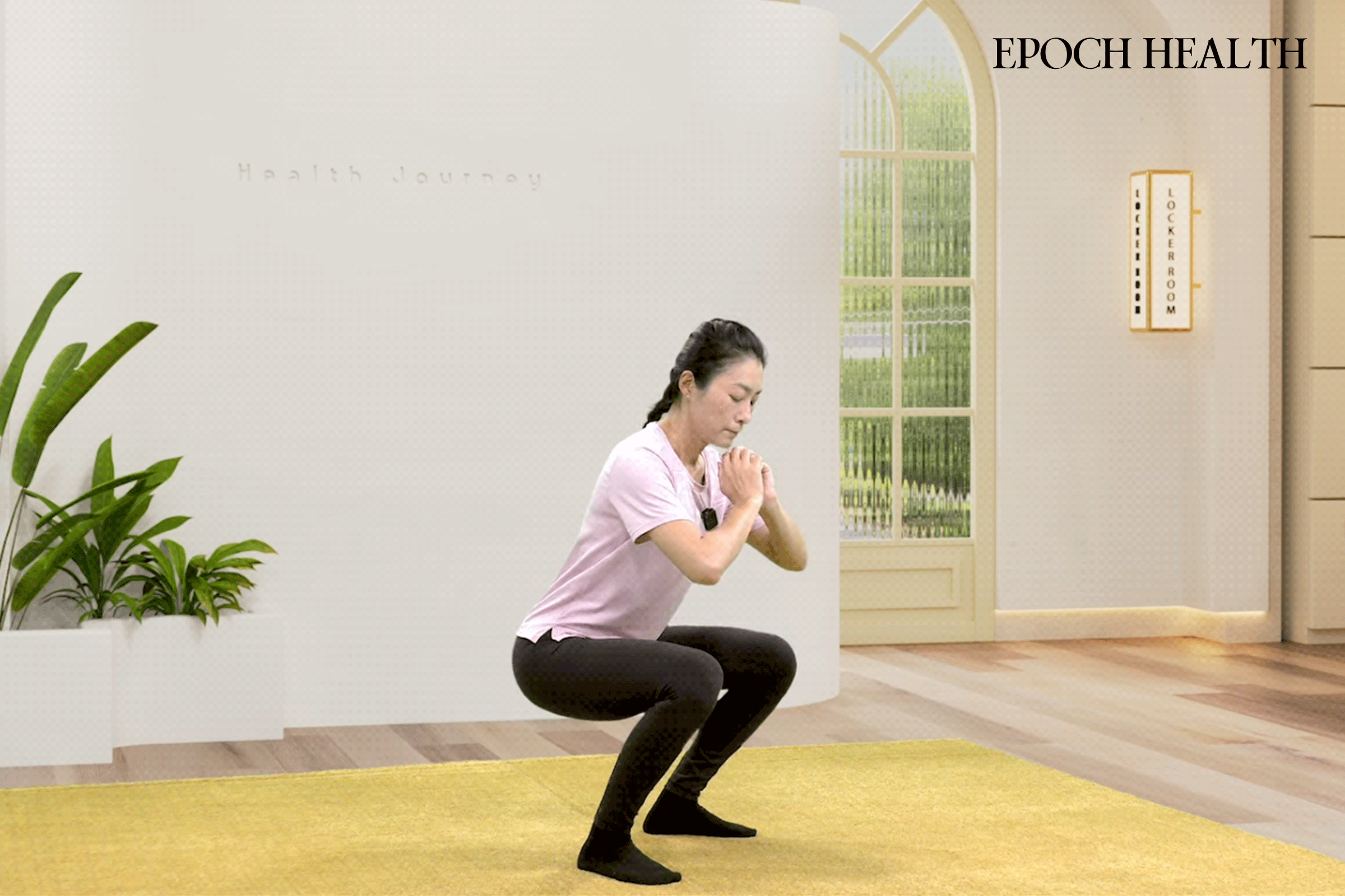 Squat to Calf Raise. (The Epoch Times)